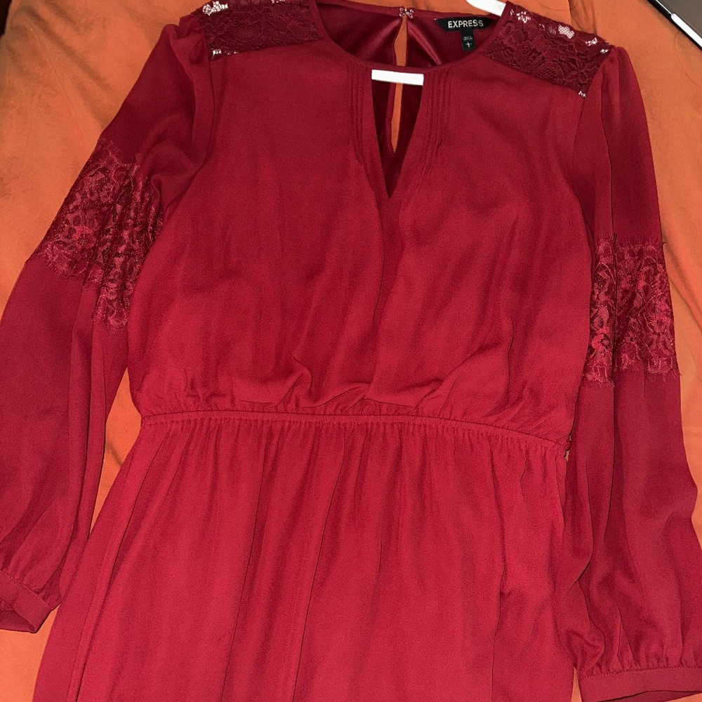 Express - Red Dress - Size L